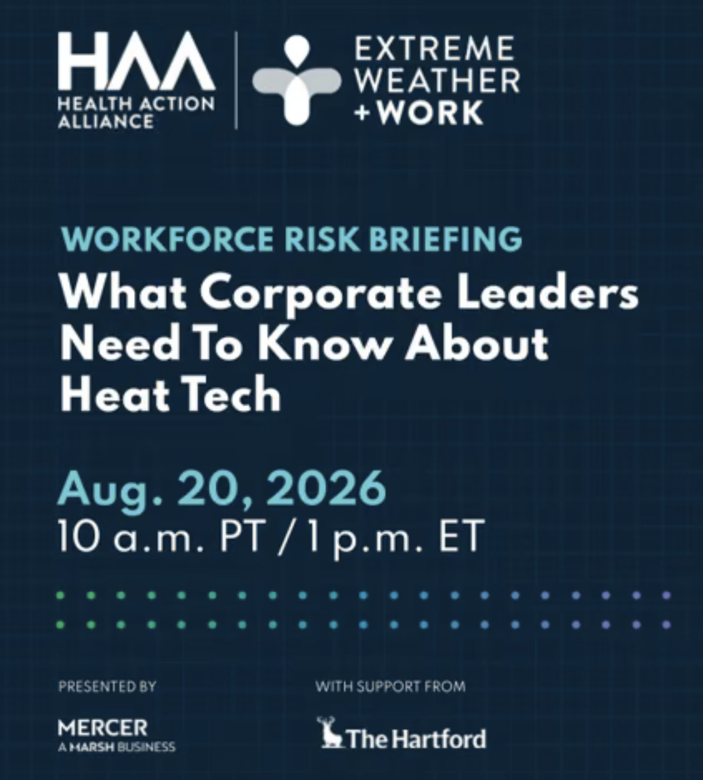 Workforce Briefing: What Corporate Leaders Need to Know About Heat Tech